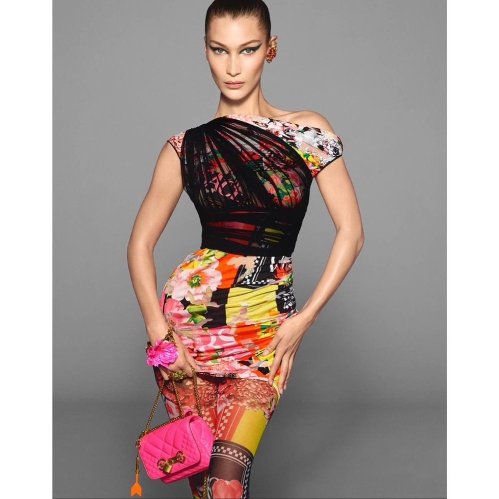 Versace Dress sz 38 Floral Mania Sleeveless - Picture 3 of 11